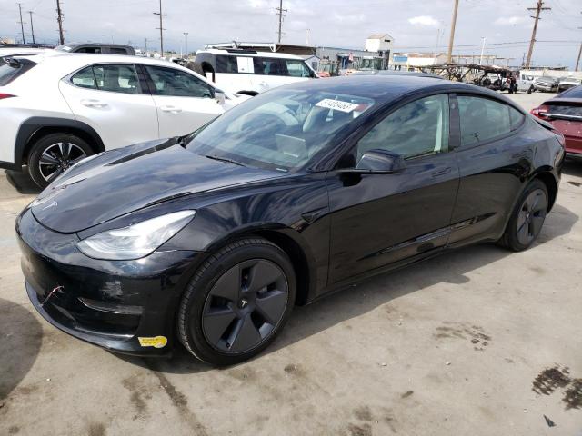 TESLA MODEL 3 2022 with VIN 5YJ3E1EA9NF166287 - Photo from auction