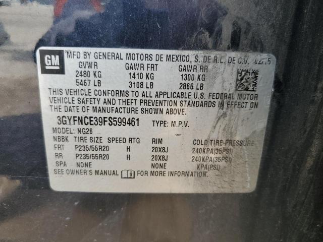 Photo 14 from auction – 2015 CADILLAC SRX PERFOR with VIN 3GYFNCE39FS599461