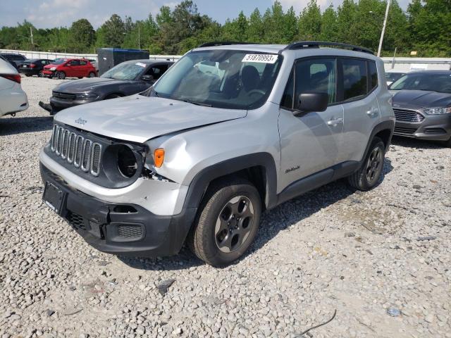 JEEP RENEGADE S 2017 with VIN ZACCJBAB1HPG64335 - Photo from auction