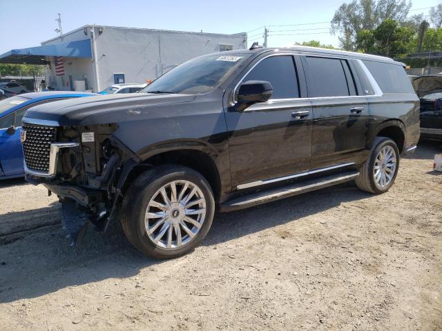 CADILLAC ESCALADE E 2021 with VIN 1GYS3JKL1MR401324 - Photo from auction