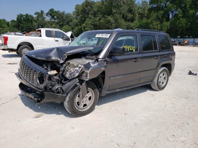 JEEP PATRIOT SP 2016 with VIN 1C4NJPBB1GD643342 - Photo from auction