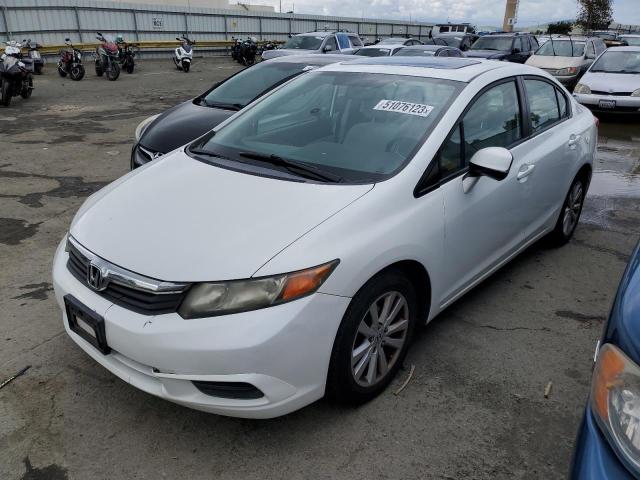 HONDA CIVIC EX 2012 with VIN 2HGFB2F83CH305202 - Photo from auction