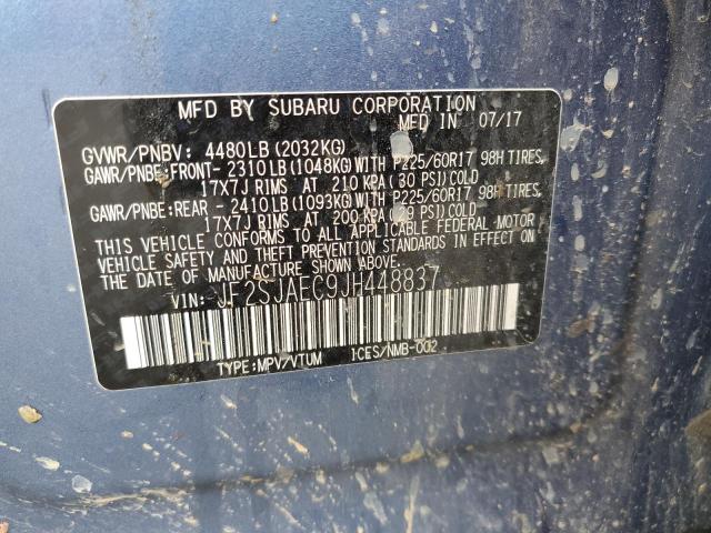 Photo 14 from auction – 2018 SUBARU FORESTER 2 with VIN JF2SJAEC9JH448837