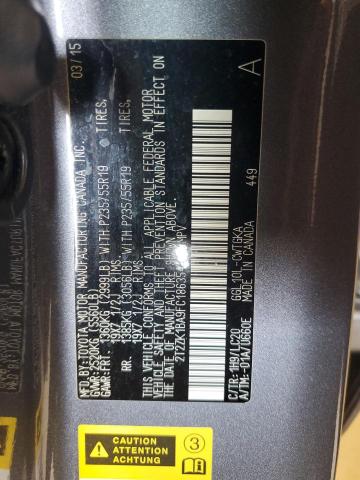 Photo 14 from auction – 2015 LEXUS RX 350 with VIN 2T2ZK1BA9FC186354