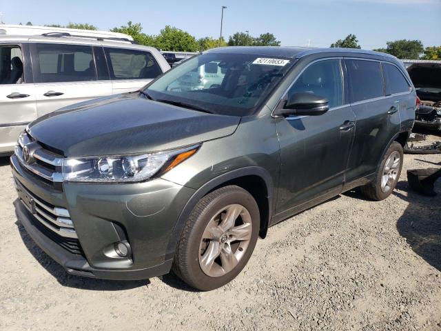 TOYOTA HIGHLANDER 2017 with VIN 5TDDZRFH8HS427931 - Photo from auction