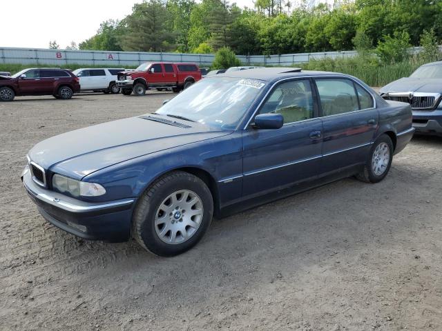 BMW 740 IL 2000 with VIN WBAGH8345YDP13014 - Photo from auction