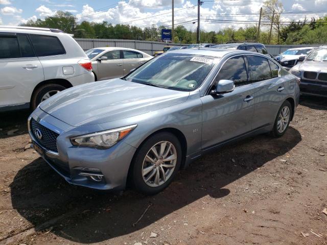 INFINITI Q50 BASE 2017 with VIN JN1CV7AR0HM680395 - Photo from auction
