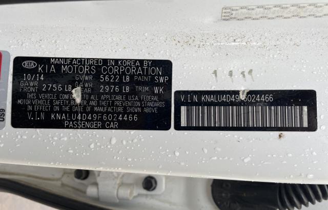 Photo 10 from auction – 2015 KIA K900 with VIN KNALU4D49F6024466
