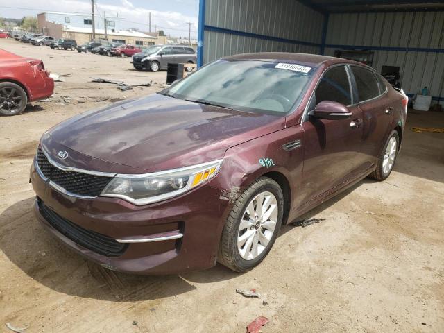 KIA OPTIMA LX 2016 with VIN 5XXGT4L35GG004749 - Photo from auction