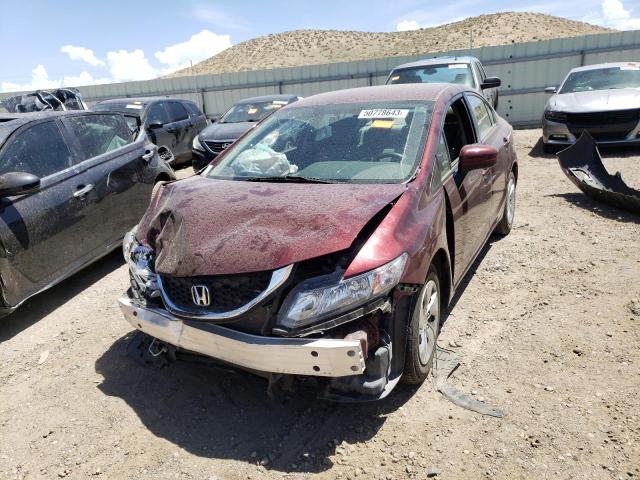 Photo 1 from auction – 2015 HONDA CIVIC LX with VIN 19XFB2F58FE087696