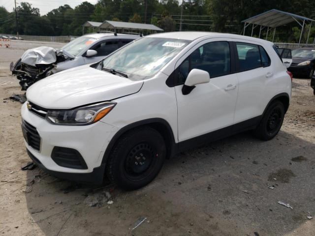 CHEVROLET TRAX LS 2018 with VIN 3GNCJKSBXJL315856 - Photo from auction