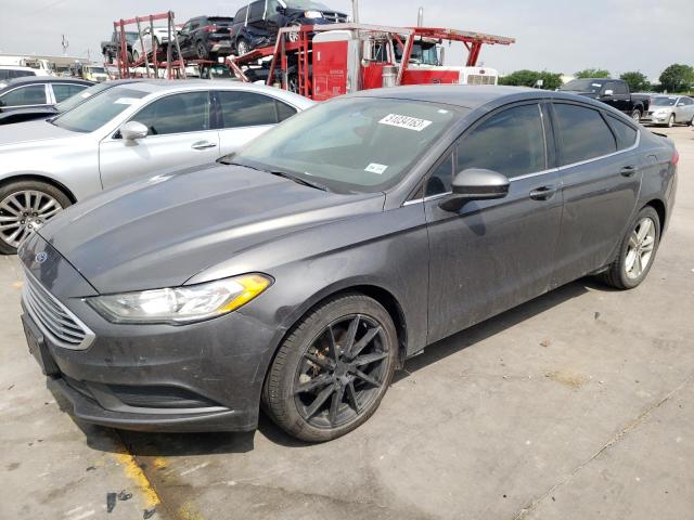 FORD FUSION SE 2018 with VIN 3FA6P0HD0JR160982 - Photo from auction