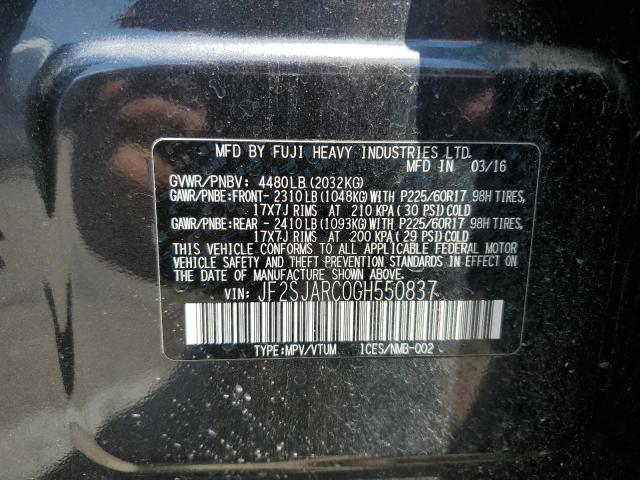 Photo 14 from auction – 2016 SUBARU FORESTER 2 with VIN JF2SJARC0GH550837