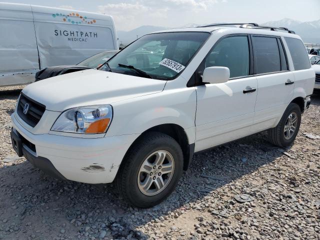 HONDA PILOT EXL 2005 with VIN 2HKYF18785H507828 - Photo from auction