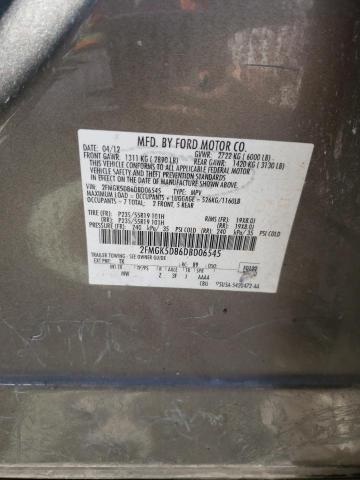 Photo 14 from auction – 2013 FORD FLEX LIMIT with VIN 2FMGK5D86DBD06545