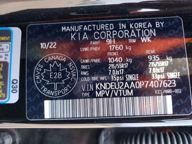 Photo 14 from auction – 2023 KIA SELTOS S with VIN KNDEU2AA0P7407623