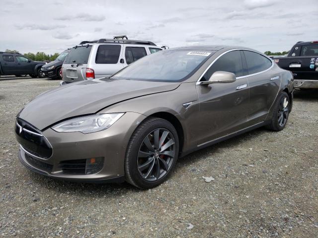 TESLA MODEL S P9 2015 with VIN 5YJSA1V46FF097397 - Photo from auction
