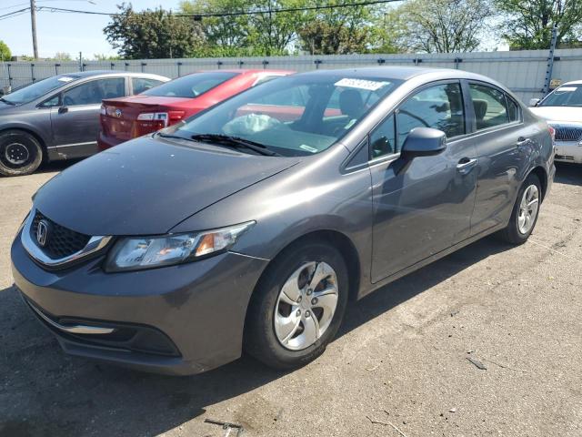 HONDA CIVIC LX 2013 with VIN 19XFB2F55DE066544 - Photo from auction