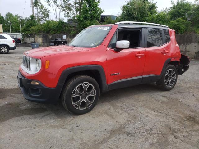 JEEP RENEGADE L 2016 with VIN ZACCJBDT6GPD64924 - Photo from auction