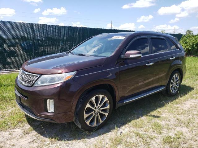 KIA SORENTO SX 2014 with VIN 5XYKW4A72EG536721 - Photo from auction