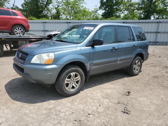 HONDA PILOT LX 2005 with VIN 2HKYF18195H530742 - Photo from auction