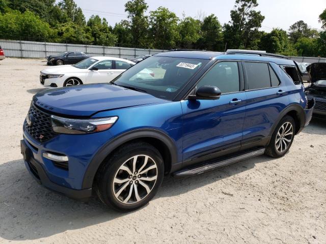FORD EXPLORER S 2020 with VIN 1FM5K8GC7LGA77633 - Photo from auction
