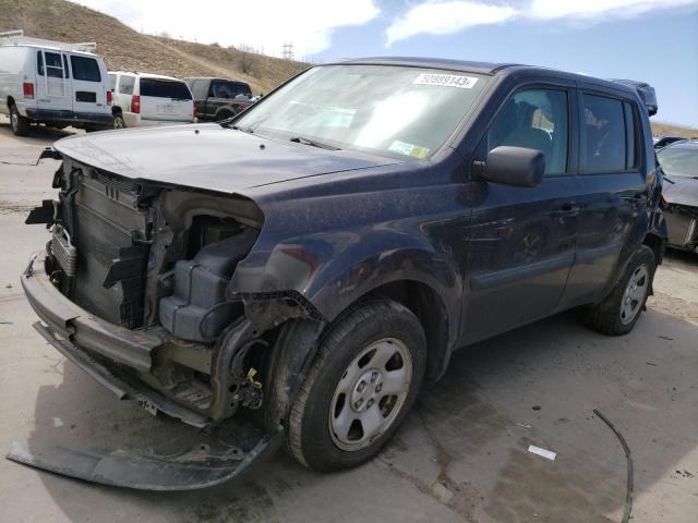 HONDA PILOT LX 2014 with VIN 5FNYF4H29EB046546 - Photo from auction