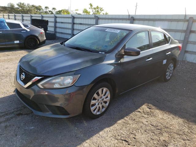 NISSAN SENTRA S 2017 with VIN 3N1AB7AP3HY348396 - Photo from auction