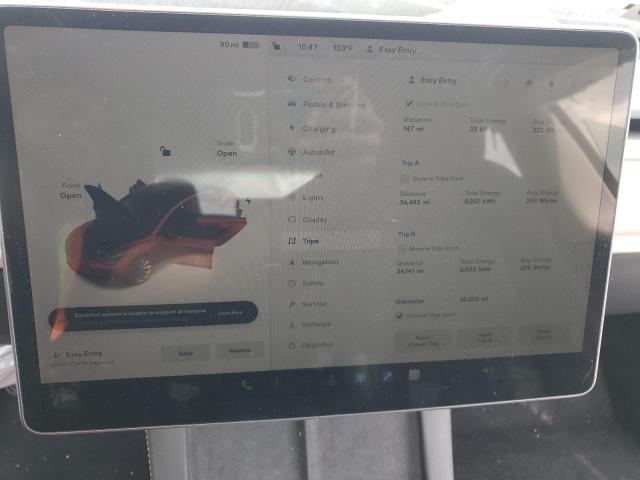 Photo 9 from auction – 2022 TESLA MODEL 3 with VIN 5YJ3E1EA8NF288882