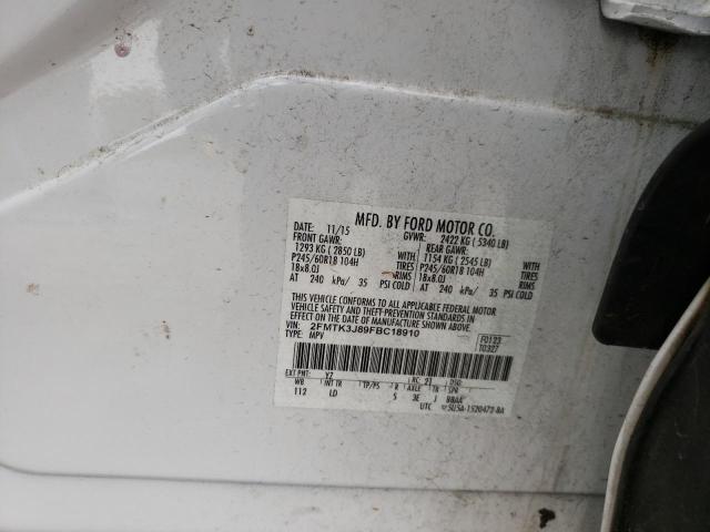 Photo 14 from auction – 2015 FORD EDGE SEL with VIN 2FMTK3J89FBC18910