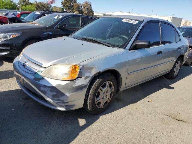 HONDA CIVIC LX 2001 with VIN JHMES16501S006152 - Photo from auction