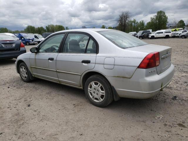 Photo 2 from auction – 2001 HONDA CIVIC LX with VIN 2HGES16581H537268