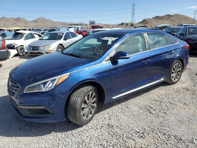 HYUNDAI SONATA SPO 2016 with VIN 5NPE34AF1GH354050 - Photo from auction