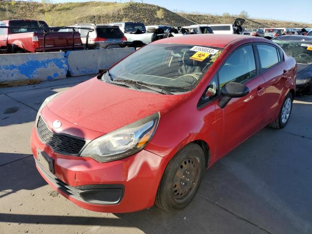 KIA RIO LX 2013 with VIN KNADM4A3XD6203578 - Photo from auction