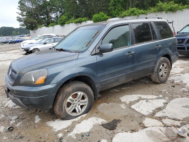 HONDA PILOT EX 2003 with VIN 2HKYF184X3H601390 - Photo from auction