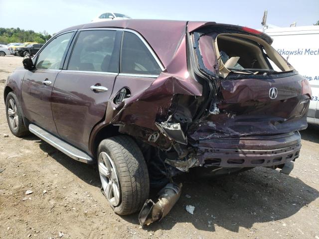 Photo 2 from auction – 2010 ACURA MDX TECHNO with VIN 2HNYD2H41AH515087