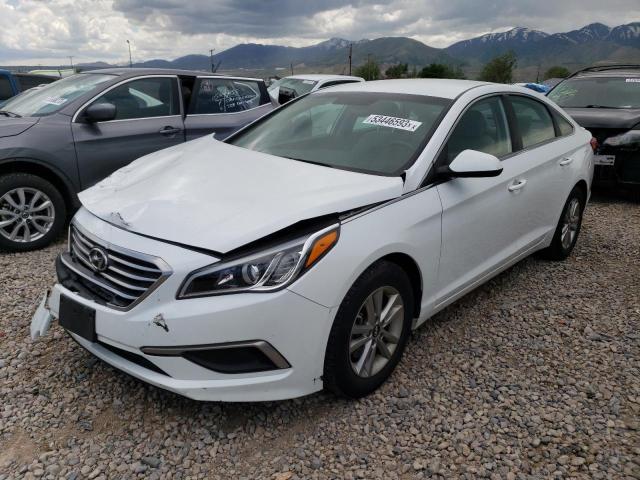 HYUNDAI SONATA SE 2017 with VIN 5NPE24AF1HH438437 - Photo from auction