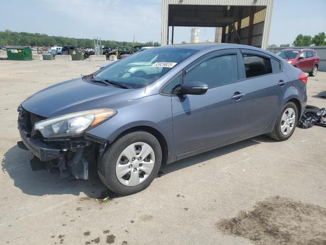 KIA FORTE LX 2015 with VIN KNAFX4A69F5344032 - Photo from auction