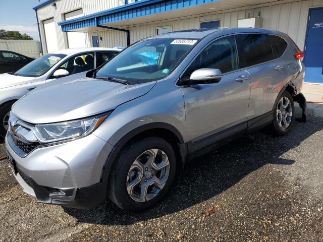 HONDA CR-V EX 2018 with VIN 5J6RW2H52JL018804 - Photo from auction