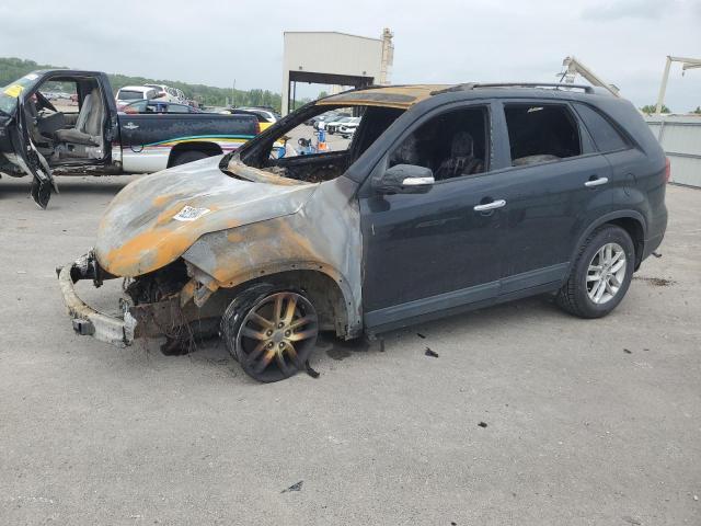 KIA SORENTO LX 2015 with VIN 5XYKT4A66FG649735 - Photo from auction