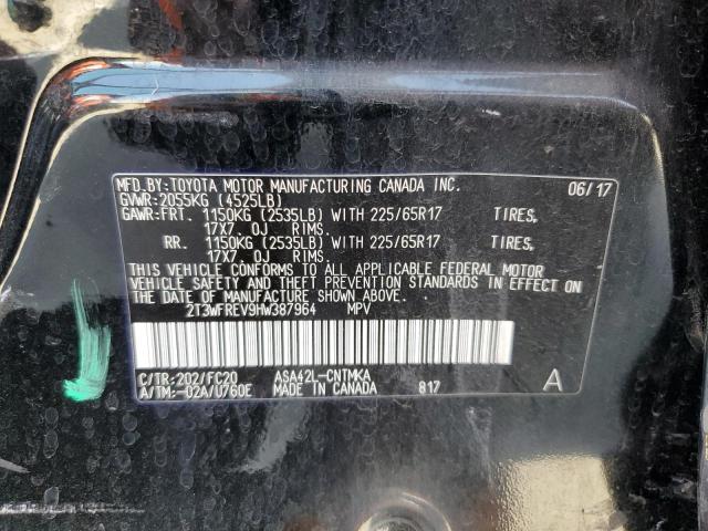 Photo 14 from auction – 2017 TOYOTA RAV4 XLE with VIN 2T3WFREV9HW387964