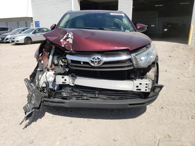 Photo 5 from auction – 2016 TOYOTA HIGHLANDER with VIN 5TDJKRFH8GS293508