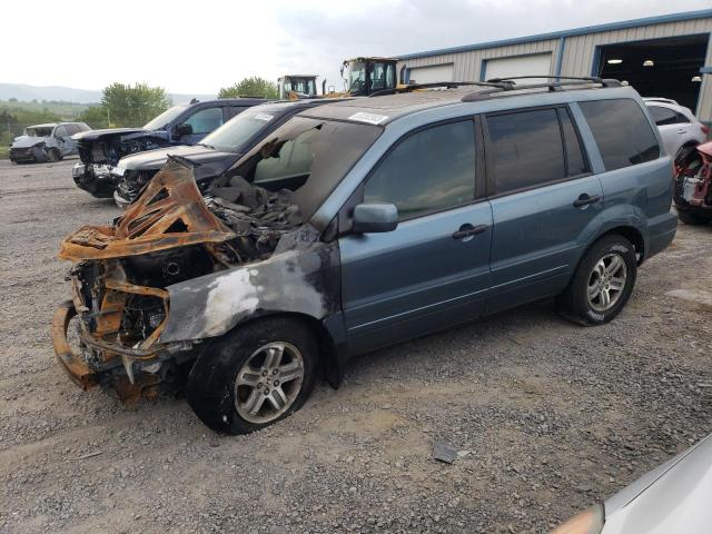 HONDA PILOT EXL 2005 with VIN 5FNYF18605B046212 - Photo from auction