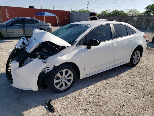 TOYOTA COROLLA LE 2022 with VIN 5YFEPMAE6NP390960 - Photo from auction