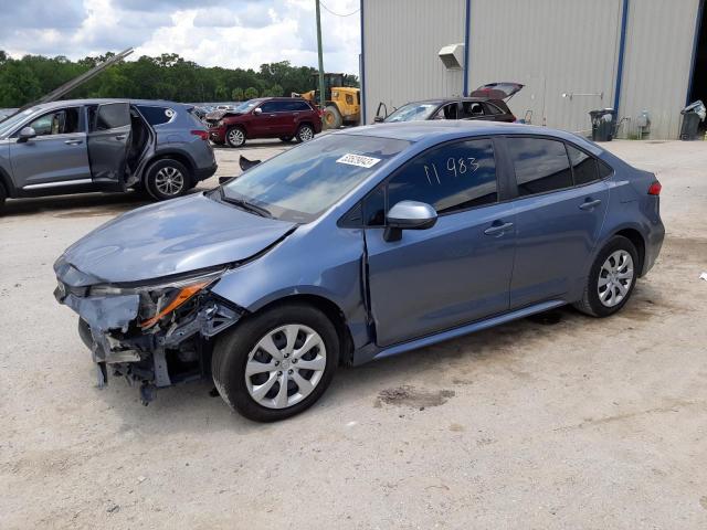 TOYOTA COROLLA LE 2022 with VIN JTDEPMAE5NJ205219 - Photo from auction