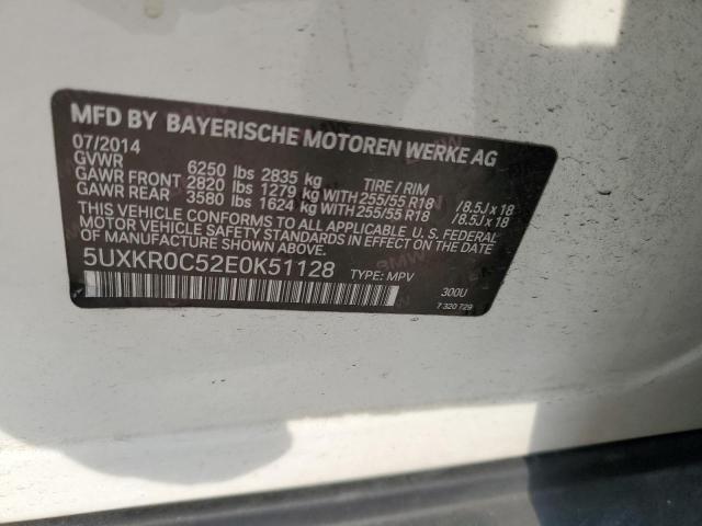 Photo 14 from auction – 2014 BMW X5 XDRIVE3 with VIN 5UXKR0C52E0K51128