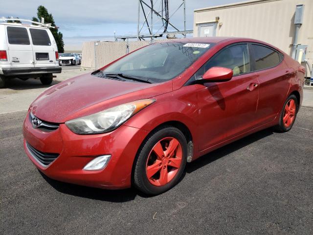 HYUNDAI ELANTRA GL 2012 with VIN KMHDH4AE2CU405510 - Photo from auction