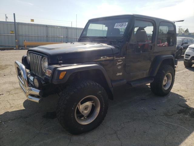 JEEP WRANGLER / 2000 with VIN 1J4FA49S7YP755162 - Photo from auction