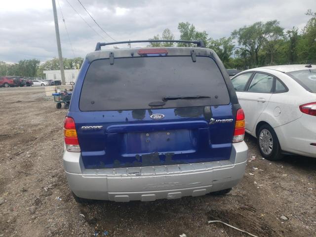 Photo 6 from auction – 2006 FORD ESCAPE HEV with VIN 1FMCU96H36KB01660