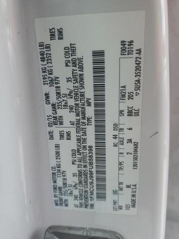 Photo 14 from auction – 2015 FORD ESCAPE TIT with VIN 1FMCU9J99FUB58398